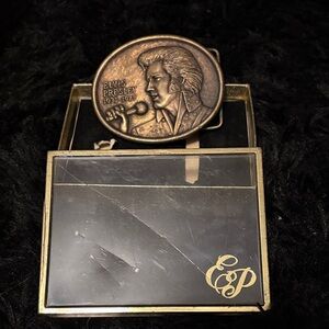 Bronze Elvis Presley First Edition Belt Buckle